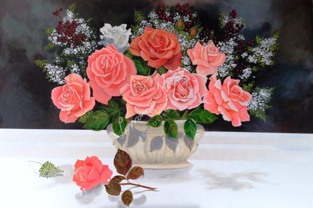 Pink Roses &ndash; Lorraine Jacobs