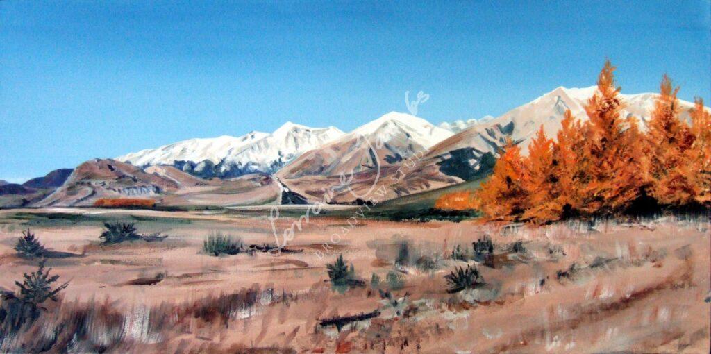 castle hill larches &ndash; Lorraine Jacobs